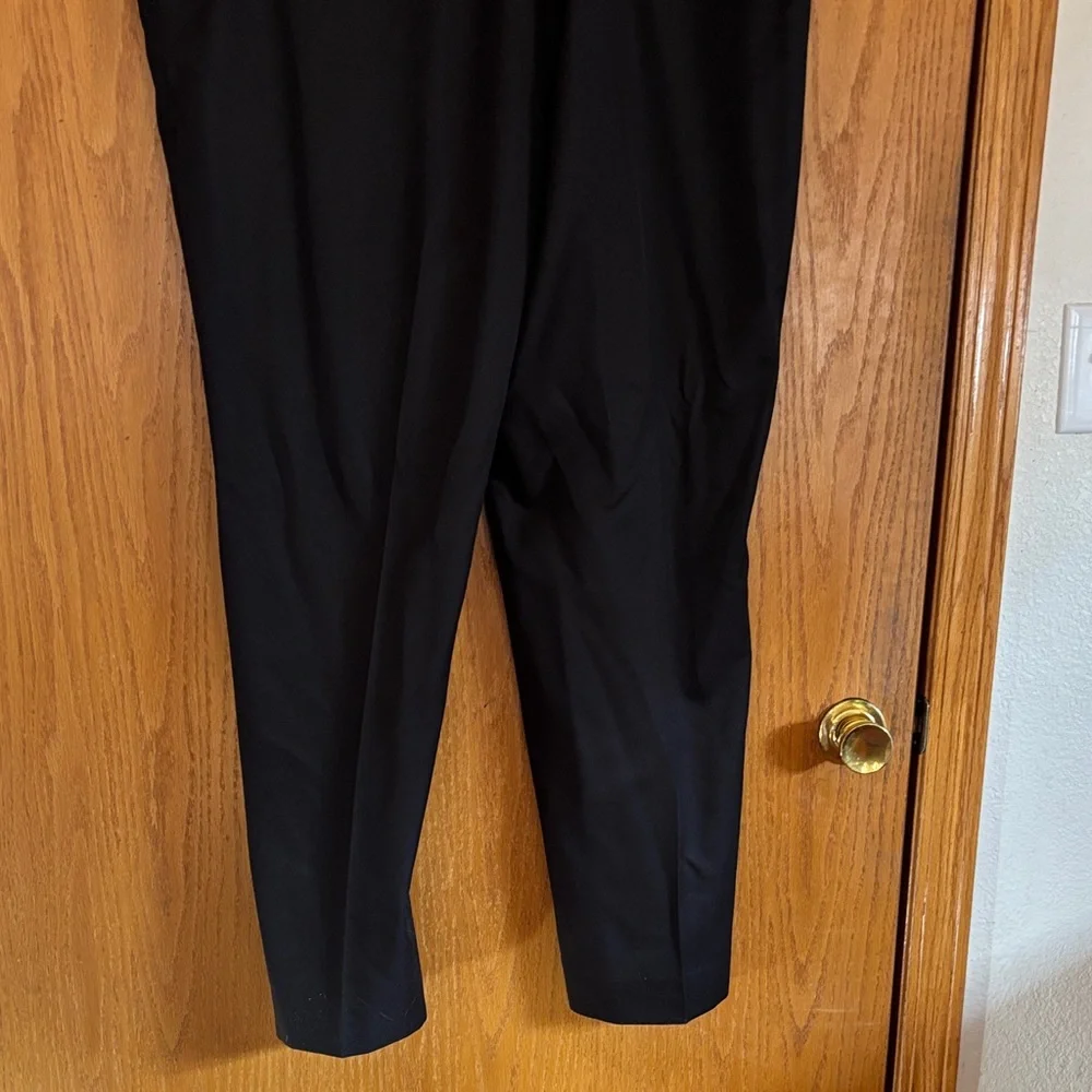 Roundtree & Yorke Black/ dark Gray Men's Dress Pants - Easy Care - Picture 6 of 6